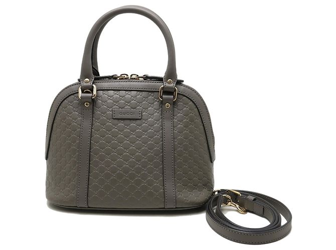 mala de pele Gucci Microguccissima