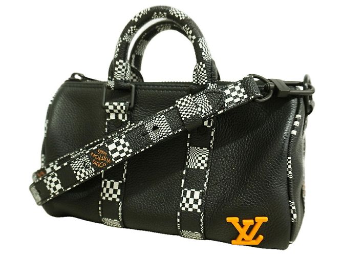 Sac à main Louis Vuitton Damier Distorted Keepall XS