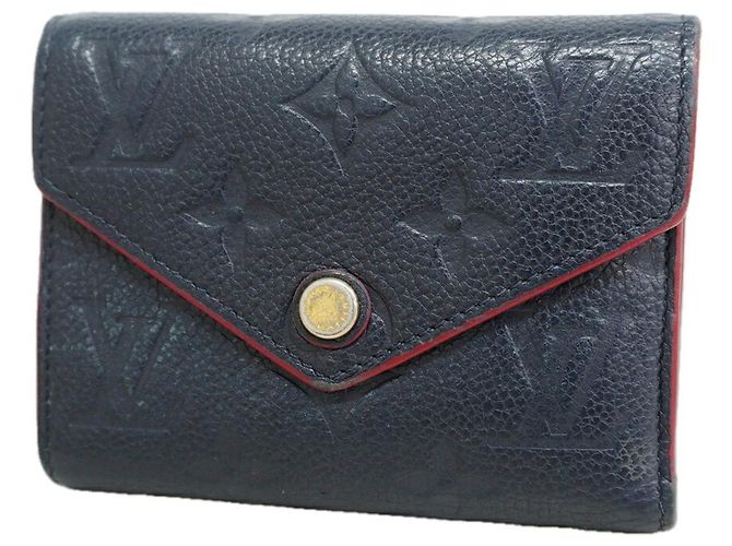 Cartera Louis Vuitton Tri-fold en Marine Rouge