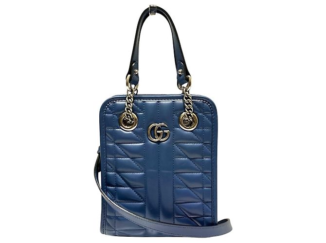 Bolsa de Ombro Mini Acolchoada Gucci GG Marmont