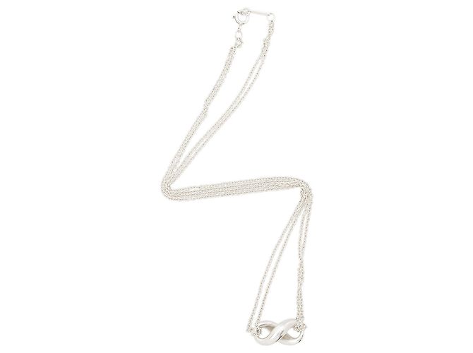 Collana Tiffany & Co. Infinity Double Chain in Argento Sterling