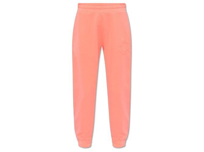 Pantalones de chándal Moncler rosas de algodón