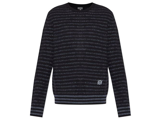 Loewe Pull en laine à motif rayé