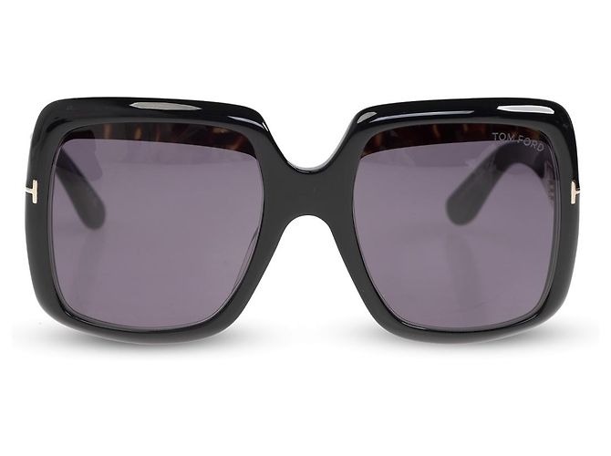 Tom Ford Square Acetate Sunglasses Black