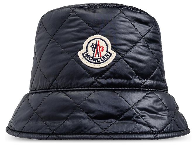 Moncler Bucket Hat Blue Nylon