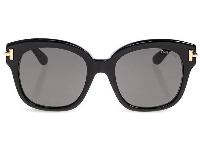 Tom Ford Sonnenbrille Oversized Schwarz Acetat