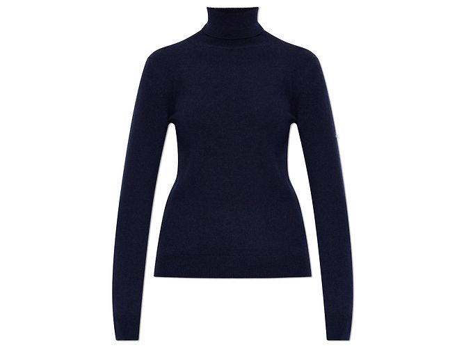 Balenciaga Kaschmir-Rollkragenpullover Navy Blau