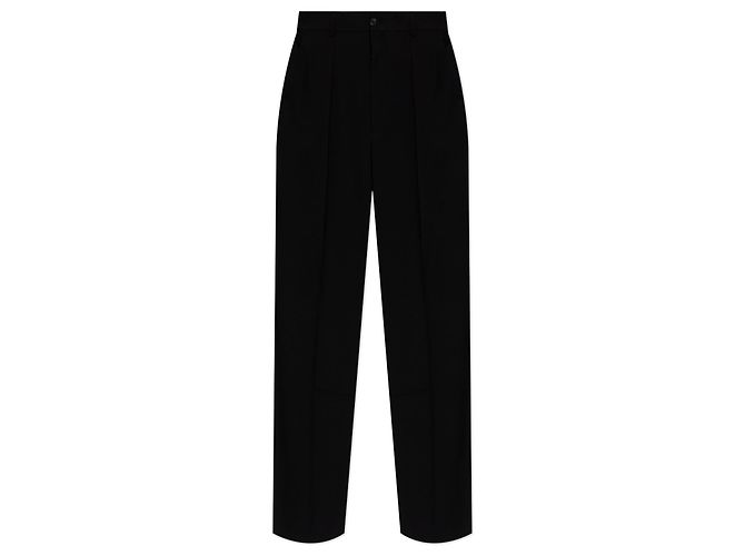 Balenciaga Weite Hose mit Bügelfalte