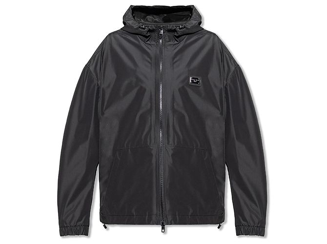 Dolce & Gabbana Essential Kapuzenjacke schwarz
