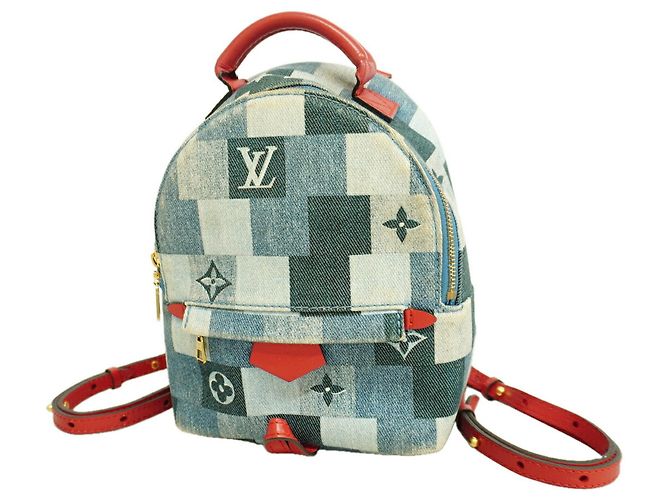Louis Vuitton Monogram Denim Palm Springs Backpack MINI