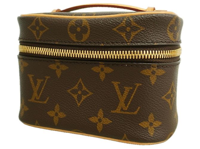 Sac vanity Louis Vuitton Monogram Nice Nano