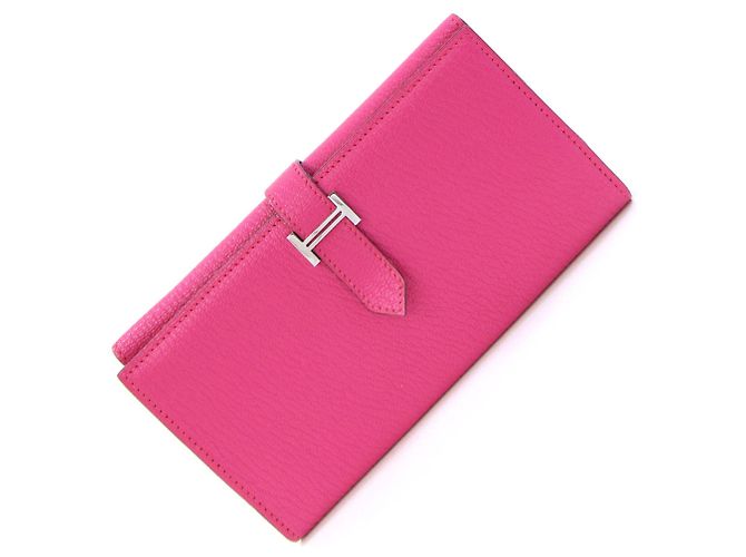 Béarn Hermès Hermes Bearn Dupli Tri-fold Long Wallet