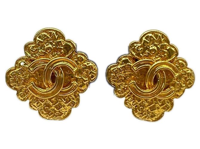 Orecchini a clip Chanel Coco Mark Gold