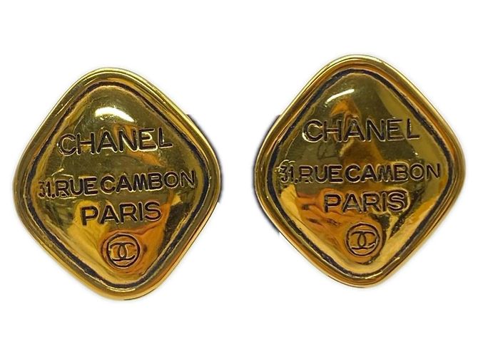 Orecchini a clip Chanel Cambon Logo