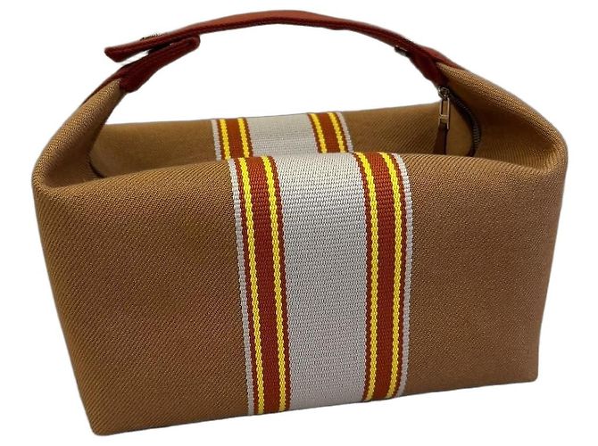 Hermès Bride-à-Brac Bolsa de Lona Seigle