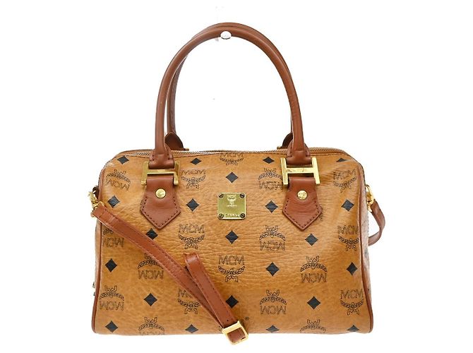 MCM Visetos logogramme Leather