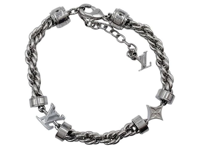 Pulseira com pingentes prateada Louis Vuitton