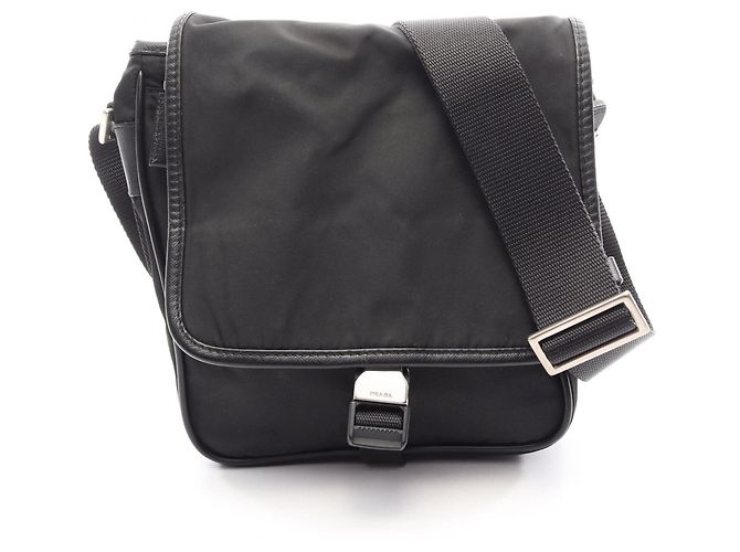 Sac à main Prada Nylon Saffiano Triangle