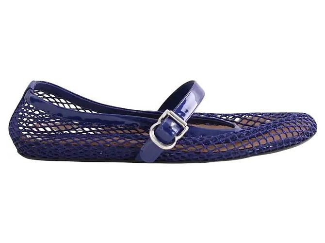 Alaïa Navy blue ballet flats