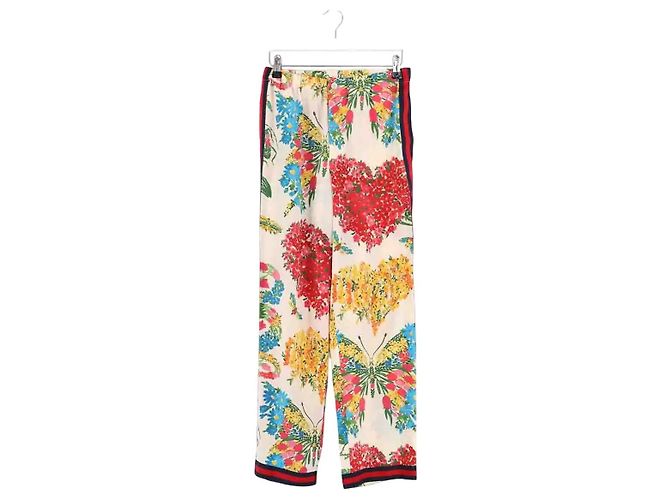 Gucci Pantaloni dritti multicolore