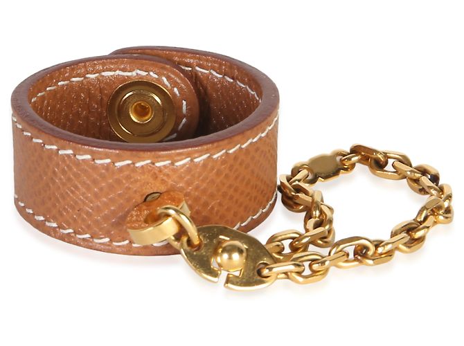 Hermès Gold Courchevel Nomad Handschuhhalter