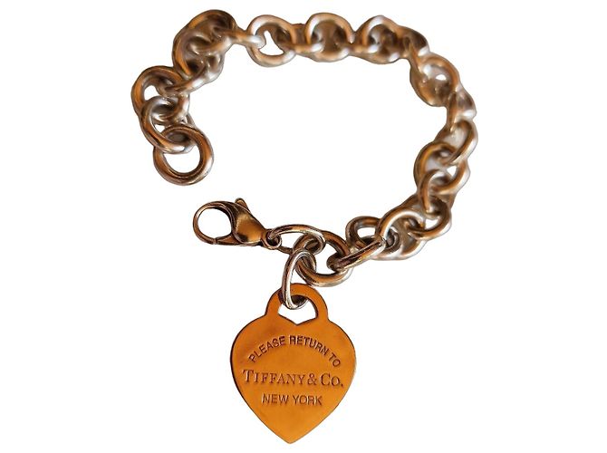 Tiffany & Co. Bracciale Return to Tiffany Cuore Argento e Rubedo
