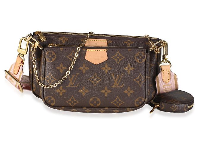 Louis Vuitton Rose Clair Monogram Canvas Multi Pochette Accessoires