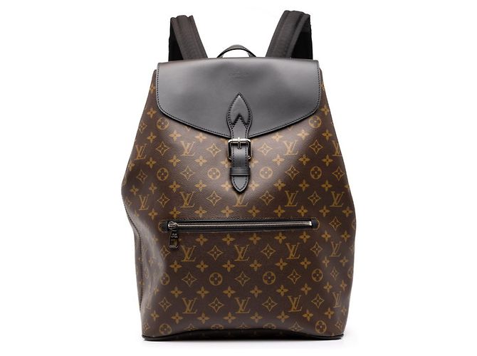 Louis Vuitton Monogram Macassar Sac à Dos Bosphore Backpack