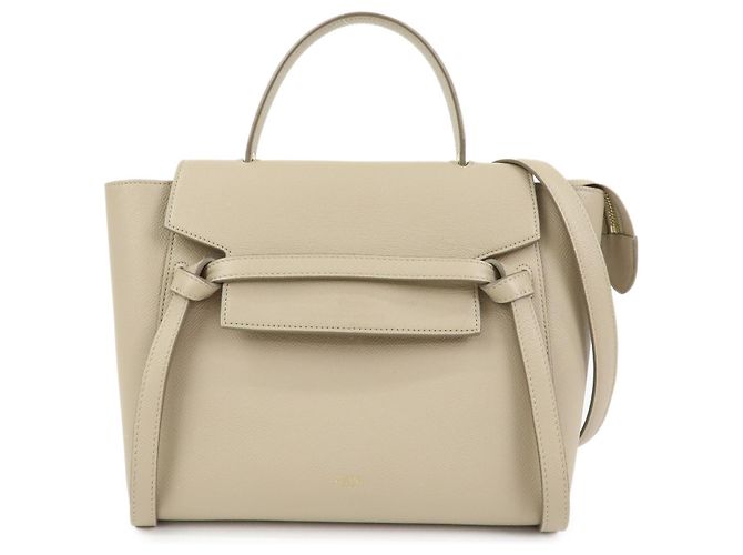 Céline Cinto Celine em couro texturizado Medium