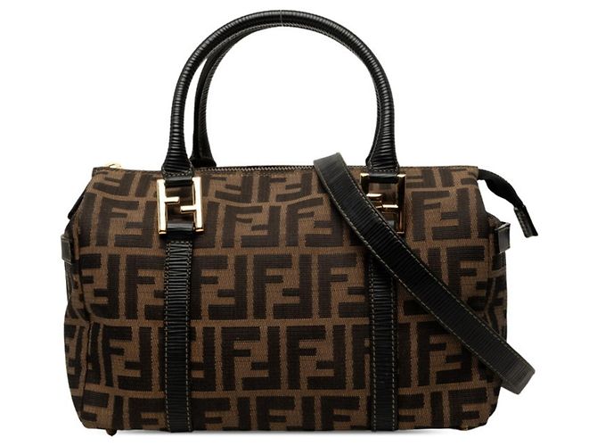 Borsa a mano e a tracolla Fendi Zucca