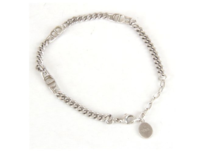 Pulseira com Pingentes Christian Dior Prateada