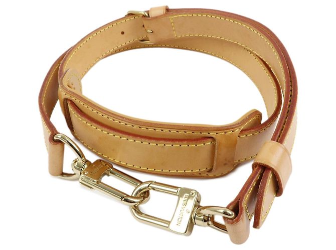 Louis Vuitton Adjustable Shoulder Strap Vachetta Leather Medium