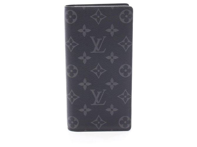 Louis Vuitton Portefeuille Brazza Monogram Eclipse Long Wallet