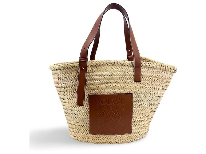 Loewe Elephant Basket Raffia Small