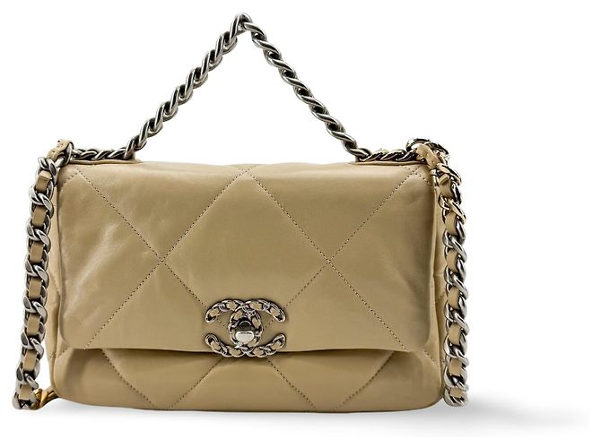 Chanel 19 Flap Quilted Leather Medium
