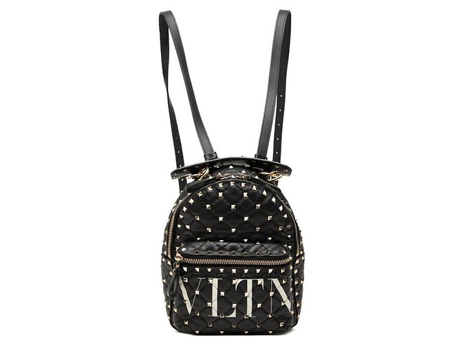 Valentino VLTN Logo Rockstud Quilted Women's Backpack