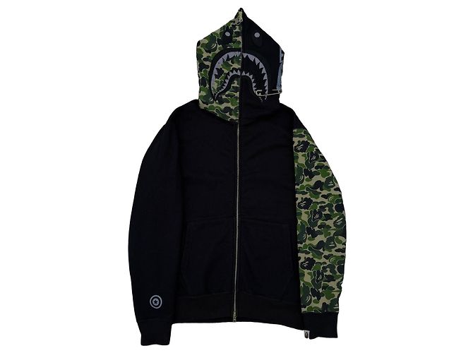 Autre Marque A Bathing Ape x Jam Home Made Shark Full Zip Hoodie
