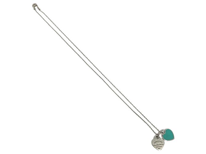 Autre Marque Pendente Tiffany Return to Blue con Doppio Cuore
