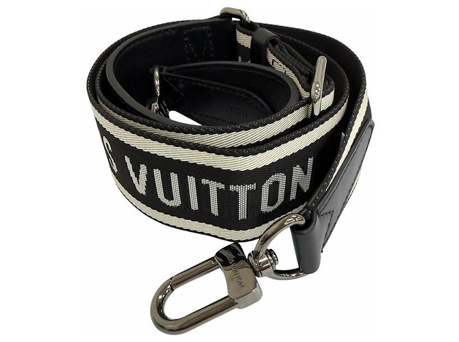 Louis Vuitton Leather Logo Design Shoulder Strap