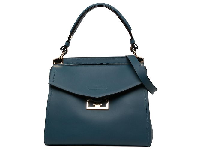 Sac Mystic Medium en cuir bleu Givenchy
