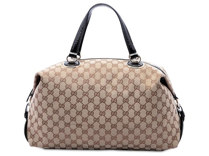 Gucci Beige GG Canvas Tote