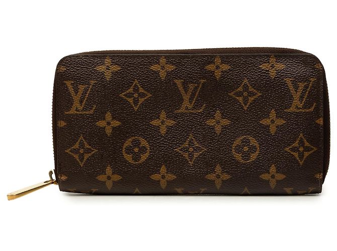 Louis Vuitton Brown Monogram Zippy Long Wallet