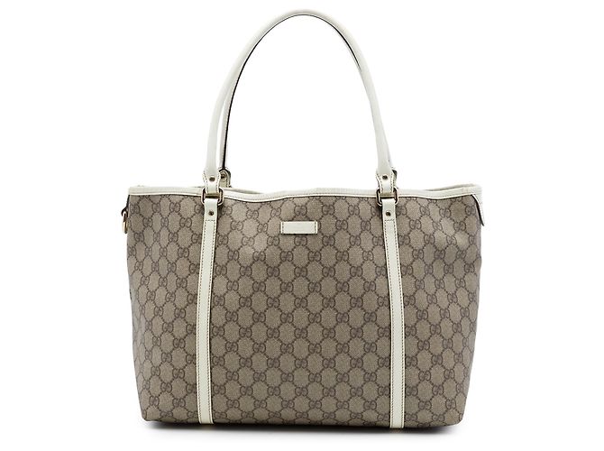 Gucci Beige Medium GG Supreme Joy Tote