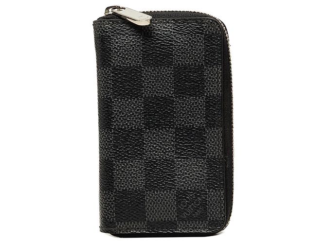 Portamonete Zippy Louis Vuitton Blue Damier Graphite