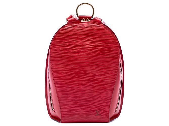 Louis Vuitton Red Epi Mabillon