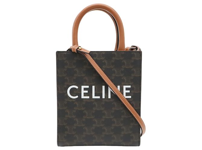 Céline mala CELINE Triomphe Mini Vertical Cabas