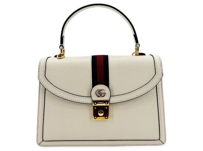 Gucci Ophidia Flap Top Handle Leather Small