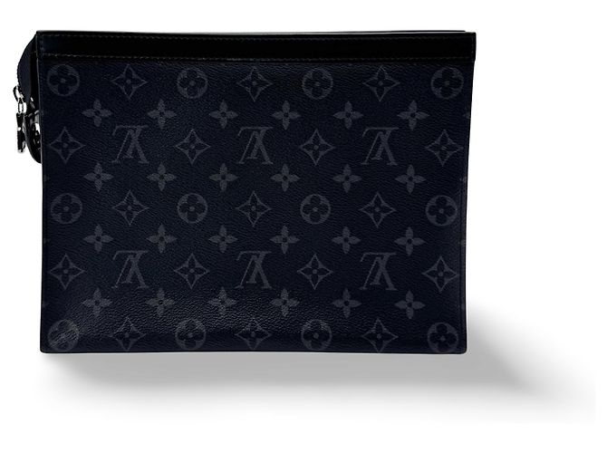 Louis Vuitton Pochette Voyage Monogram Eclipse Canvas MM