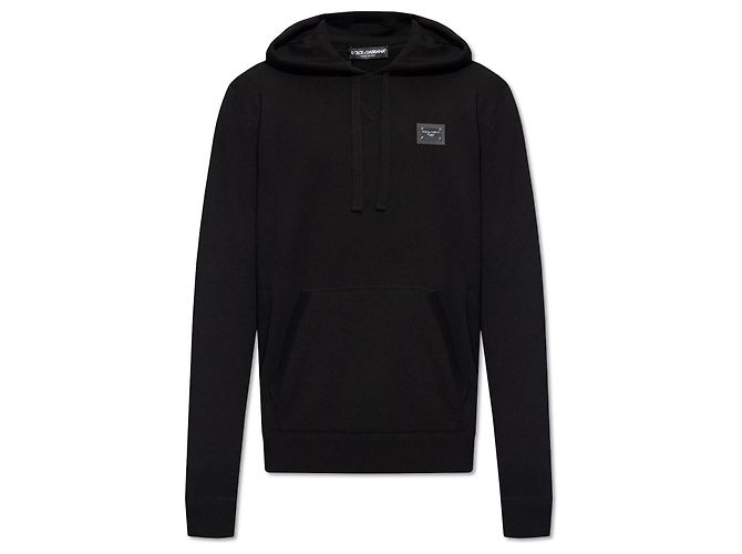 Dolce & Gabbana Woll-Hoodie mit Logo