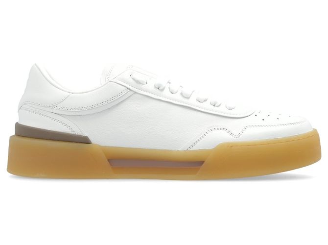 Baskets Dolce & Gabbana Logo en cuir blanc